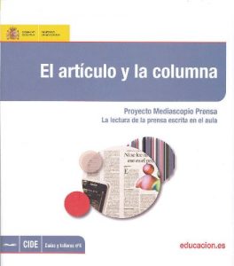 Descargar El artículo y la columna. Proyecto Mediascopio Prensa. La lectura de la prensa escrita en el aula pdf, epub, ebook