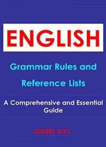 Descargar English: Grammar Rules and Reference Lists (English Edition) pdf, epub, ebook