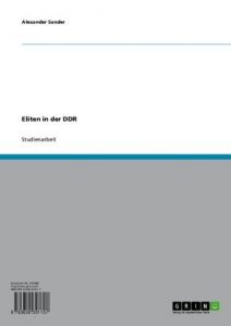 Descargar Eliten in der DDR pdf, epub, ebook