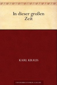 Descargar In dieser großen Zeit – Aufsätze 1914-1925 (German Edition) pdf, epub, ebook