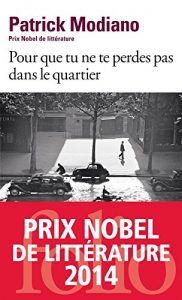 Descargar Pour que tu ne te perdes pas dans le quartier (Folio) pdf, epub, ebook