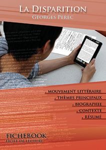 Descargar Fiche de lecture La Disparition (Fichebook) pdf, epub, ebook