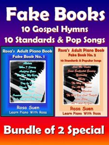 Descargar Piano Song Books – Fake Book 1 & 2 – Music Sheet, Song Charts, Reharmonization Chord Charts – 10 Gospel Hymns & 10 Standards and Popular Songs – Bundle of 2 Books: Learn Piano Songs (English Edition) pdf, epub, ebook