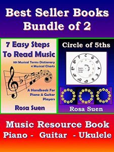 Descargar Music Theory Books Bundle of 2  –  7 Easy Steps to Read Music & Circle of 5ths –  Music Resource Book: Music Resource Book for Piano, Guitar & Ukulele players (English Edition) pdf, epub, ebook