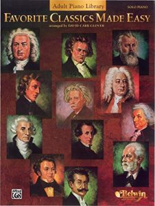 Descargar Favorite Classics Made Easy (Adult Piano Library): For Easy Piano Piano (David Carr Glover Adult Library) pdf, epub, ebook