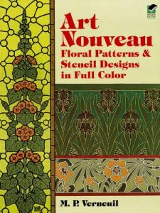 Descargar Art Nouveau Floral Patterns and Stencil Designs in Full Color (Dover Pictorial Archive) pdf, epub, ebook