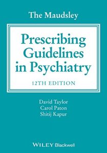 Descargar The Maudsley Prescribing Guidelines in Psychiatry pdf, epub, ebook