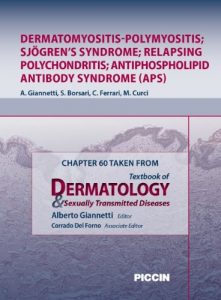 Download Chapter 60 Taken from Textbook of Dermatology & Sexually Trasmitted Diseases – DERMATOMYOSITIS-POLYMYOSITIS; SJÖGREN’S SYNDROME; RELAPSING POLYCHONDRITIS; ANTIPHOSP pdf, epub, ebook