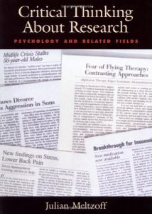 Download Critical Thinking About Research: Psychology and Related Fields pdf, epub, ebook