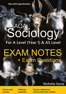 Download AQA Sociology BRILLIANT EXAM NOTES For A Level (Year 1) & AS Level pdf, epub, ebook