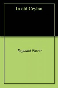 Download In old Ceylon pdf, epub, ebook