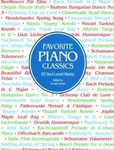 Download Favorite Piano Classics (Dover Music for Piano) pdf, epub, ebook