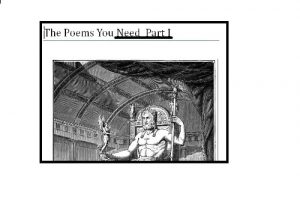 Download The Poems You Need I pdf, epub, ebook