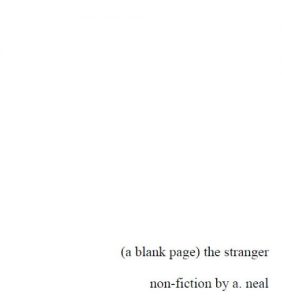 Download A Blank Page – The Stranger – A. Neal – Brother Andy pdf, epub, ebook