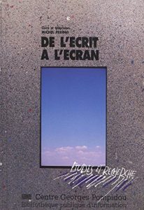 Download De l’écrit à l’écran (Études et recherche) (French Edition) pdf, epub, ebook