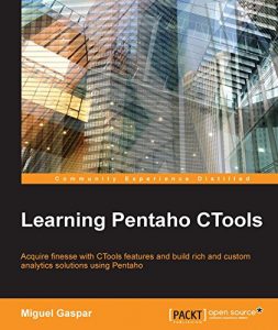 Download Learning Pentaho CTools pdf, epub, ebook
