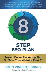 Download 8 Step SEO Plan: For Business Owners and Marketers Who Want to Know How to Rank Their Websites At The Top of Search Engines pdf, epub, ebook