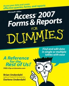 Download Access 2007 Forms and Reports For Dummies pdf, epub, ebook