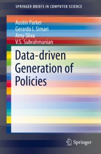Download Data-driven Generation of Policies (SpringerBriefs in Computer Science) pdf, epub, ebook