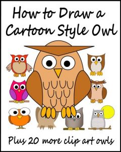 Download How to Draw a Cartoon Style Owl pdf, epub, ebook