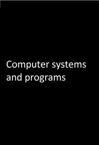Download Computer systems and programse pdf, epub, ebook