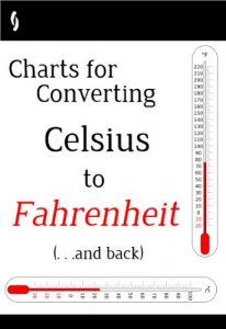 Download Charts for Converting Celsius to Fahrenheit (. . . and back) pdf, epub, ebook