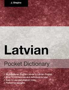 Download Latvian Pocket Dictionary pdf, epub, ebook