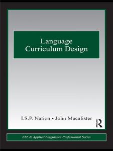 Download Language Curriculum Design (ESL & Applied Linguistics Professional Series) pdf, epub, ebook