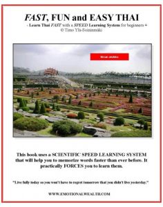 Download Fast, Fun and Easy Thai; Learn Thai FAST with a SPEED Learning System pdf, epub, ebook
