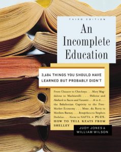 Download An Incomplete Education: 3,684 Things You Should Have Learned but Probably Didn’t pdf, epub, ebook