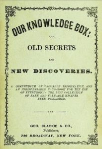 Download Our Knowledge Box:        or, Old Secrets and New Discoveries. pdf, epub, ebook