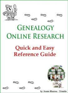 Download Genealogy Online Research Quick and Easy Reference Guide pdf, epub, ebook
