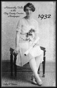 Download Noteworthy Folks in the Clay County Courier Newspaper, 1932 pdf, epub, ebook