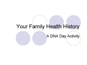 Download Your Family Health History pdf, epub, ebook
