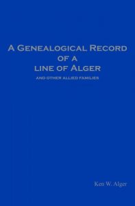 Download A Genealogical Record of a Line of Alger pdf, epub, ebook