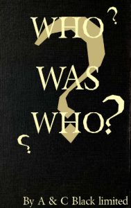 Download Who was who : a companion to Who’s who, containing the biographies of those who died during the period 1897-1916 pdf, epub, ebook