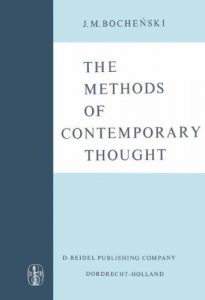 Download The Methods of Contemporary Thought: Translated from the German by Peter Caws pdf, epub, ebook