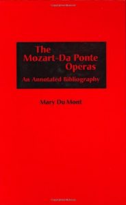 Download The Mozart-Da Ponte Operas: An Annotated Bibliography (Music Reference Collection) pdf, epub, ebook