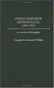 Download Survey Research Methodology, 1990-1999: An Annotated Bibliography (Bibliographies and Indexes in Law and Political Science) pdf, epub, ebook