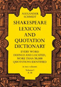 Download Shakespeare Lexicon and Quotation Dictionary, Vol. 1: 001 pdf, epub, ebook