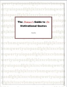 Download The Downer’s Guide to DeMotivational Quotes[Annotated] pdf, epub, ebook