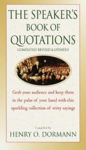 Download The Speaker’s Book of Quotations, Completely Revised and Updated pdf, epub, ebook