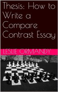 Download Thesis: How to Write a Compare Contrast Essay pdf, epub, ebook