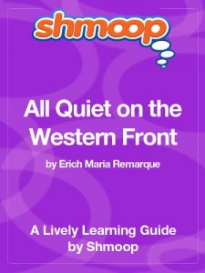 Download All Quiet on the Western Front: Shmoop Study Guide pdf, epub, ebook