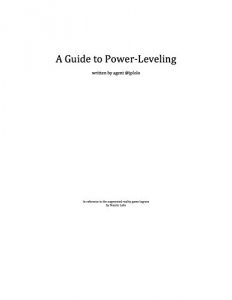 Download A Guide to Power Leveling: In Reference to the Augmented Reality Game Ingress, by Niantic Labs pdf, epub, ebook