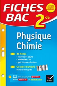 Download Fiches bac Physique-Chimie 2de : fiches de révision – Seconde (French Edition) pdf, epub, ebook