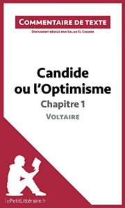 Download Candide ou l’Optimisme de Voltaire – Chapitre 1: Commentaire de texte (French Edition) pdf, epub, ebook