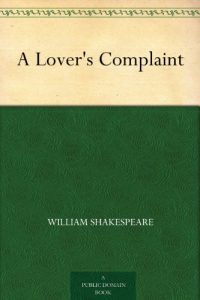 Download A Lover’s Complaint pdf, epub, ebook