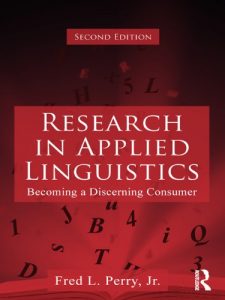 Download Research in Applied Linguistics: Becoming a Discerning Consumer pdf, epub, ebook