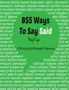 Download 855 Ways To Say Said: A “Writing By Midnight” Resource pdf, epub, ebook